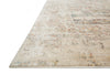 Loloi Javari JV-01 Ivory/Granite Area Rug Corner Shot Feature