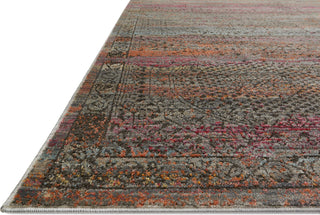 Loloi Javari JV-02 Charcoal/Sunset Area Rug Corner 