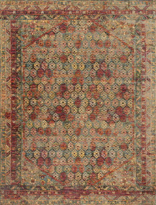 Loloi Javari JV-03 Slate/Berry Area Rug Main Image