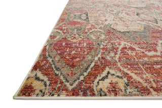 Loloi Javari JV-04 Berry/Ivory Area Rug Corner Shot Feature