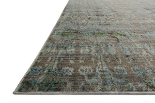 Loloi Javari JV-07 Steel/Lagoon Area Rug Corner Shot