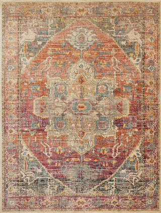 Loloi Javari JV-08 Berry/Sunrise Area Rug Main Image