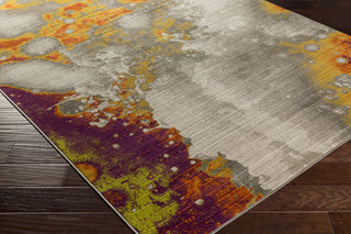 Surya Jax JAX-5024 Dark Brown Machine Woven Area Rug Corner Shot