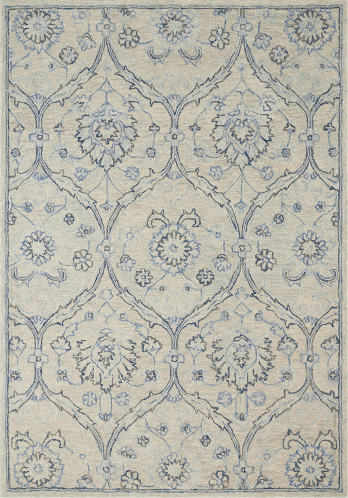 Jazmine JAZ03 Ivory/Blue Area Rug by Nourison