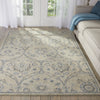 Jazmine JAZ03 Ivory/Blue Area Rug by Nourison