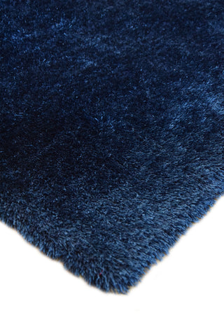 JazzyFloors Lili Solid Cobalt Area Rug Closeup Shot