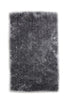 JazzyFloors Lili Solid Grey/Black Area Rug main image