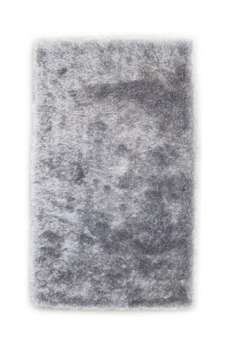 JazzyFloors Mason Solid Silver Gray Area Rug main image