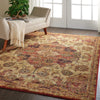 Nourison Jewel JEL01 Cream/Red Area Rug
