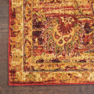 Nourison Jewel JEL01 Cream/Red Area Rug