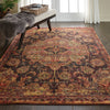 Nourison Jewel JEL01 Ember Red Area Rug