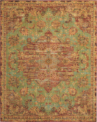 Nourison Jewel JEL01 Jade Area Rug