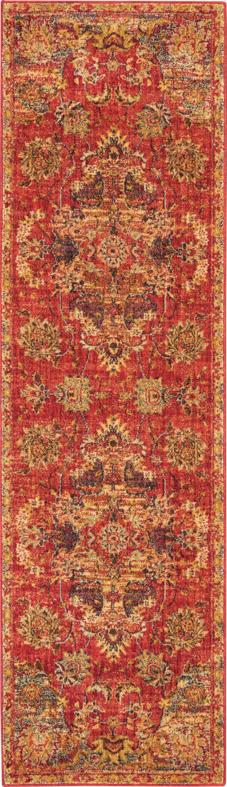 Nourison Jewel JEL01 Red Area Rug