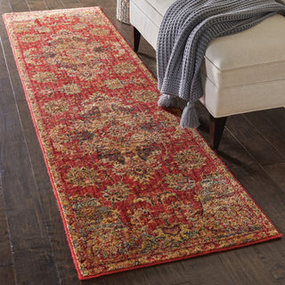 Nourison Jewel JEL01 Red Area Rug