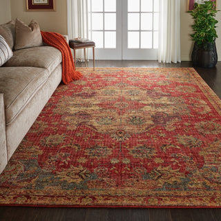 Nourison Jewel JEL01 Red Area Rug