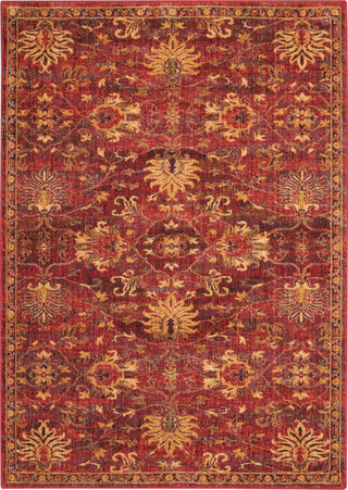 Nourison Jewel JEL02 Brick Area Rug