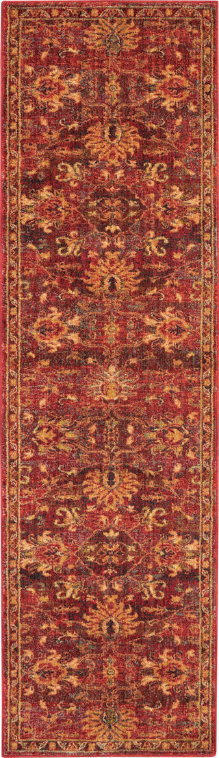 Nourison Jewel JEL02 Brick Area Rug