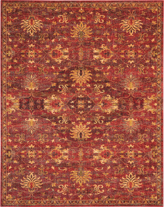 Nourison Jewel JEL02 Brick Area Rug