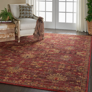 Nourison Jewel JEL02 Brick Area Rug