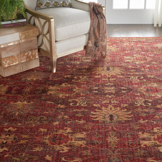 Nourison Jewel JEL02 Brick Area Rug