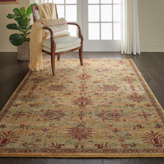 Nourison Jewel JEL02 Cream/Red Area Rug