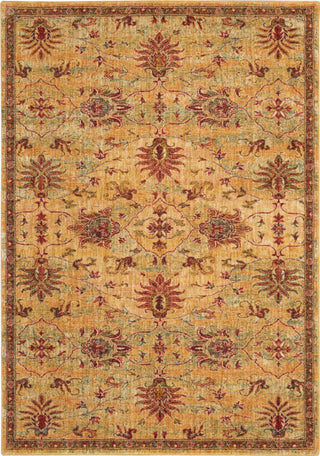 Nourison Jewel JEL02 Cream/Red Area Rug