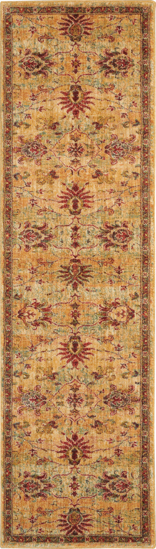 Nourison Jewel JEL02 Cream/Red Area Rug