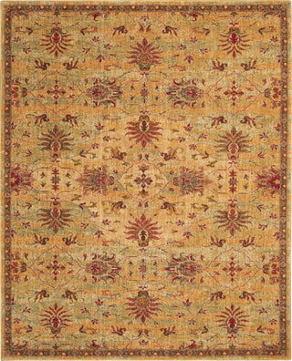 Nourison Jewel JEL02 Cream/Red Area Rug