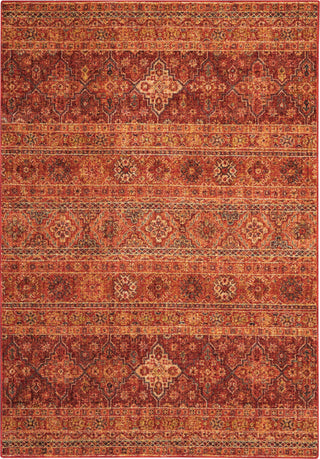 Nourison Jewel JEL03 Brick Area Rug