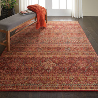 Nourison Jewel JEL03 Brick Area Rug