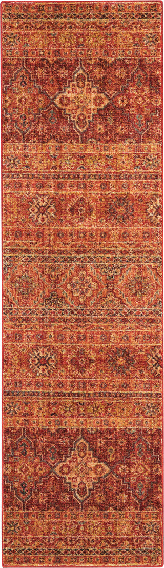 Nourison Jewel JEL03 Brick Area Rug