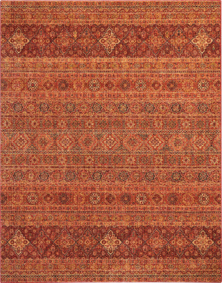 Nourison Jewel JEL03 Brick Area Rug