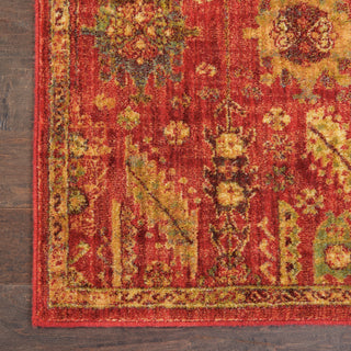 Nourison Jewel JEL04 Red Area Rug