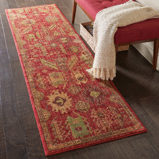 Nourison Jewel JEL04 Red Area Rug