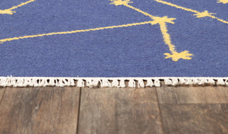 Momeni Jem JEM-1 Navy Area Rug by Novogratz Close up