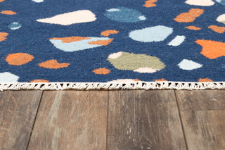 Momeni Jem JEM-2 Navy Area Rug by Novogratz Close up