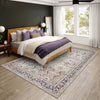 Dalyn Jericho JC1 Oyster Area Rug Room Image Feature