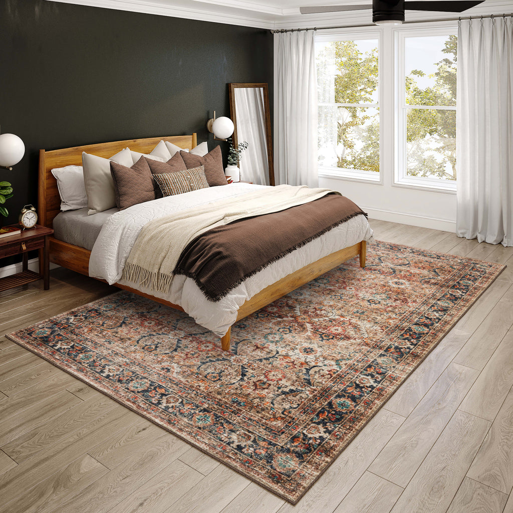 Dalyn Jericho JC1 Taupe Area Rug Room Image Feature