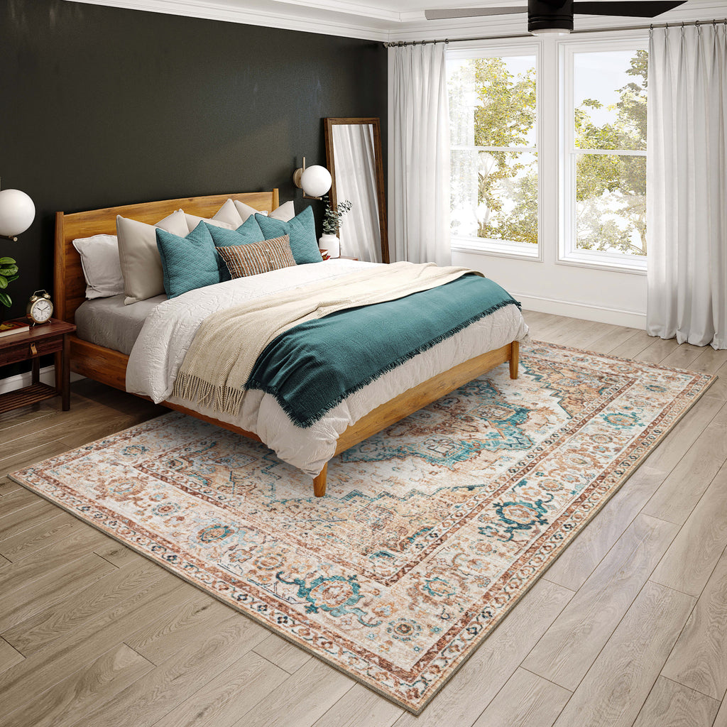 Dalyn Jericho JC2 Biscotti Area Rug Room Image Feature