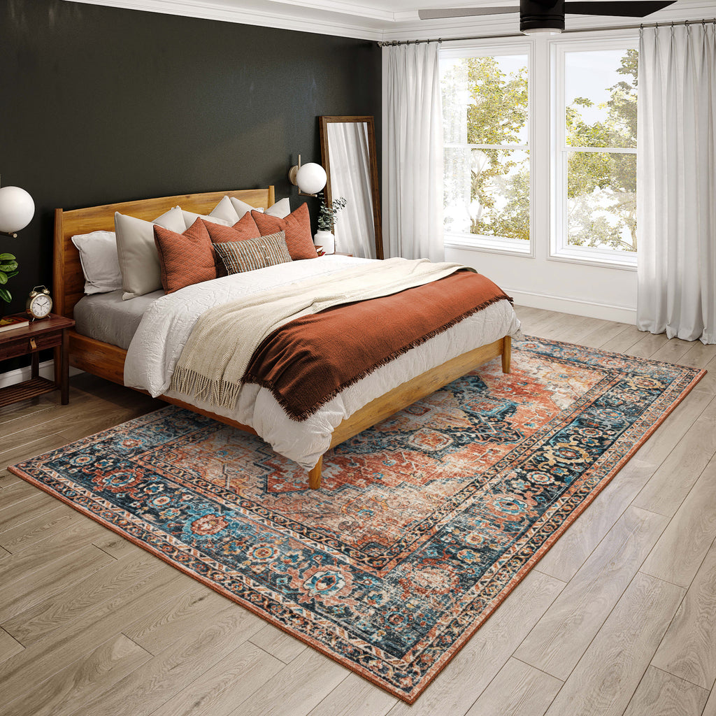 Dalyn Jericho JC2 Spice Area Rug Room Image Feature