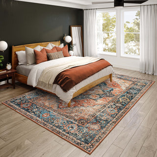 Dalyn Jericho JC2 Spice Area Rug Room Image Feature