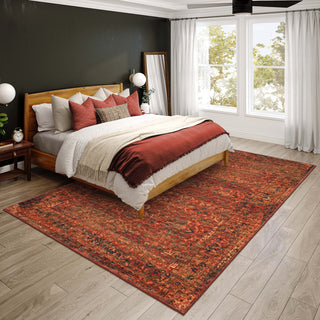 Dalyn Jericho JC3 Nutmeg Area Rug Room Image Feature