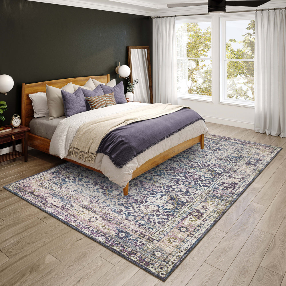 Dalyn Jericho JC3 Violet Area Rug Room Image Feature