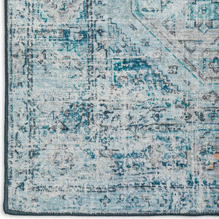 Dalyn Jericho JC5 Denim Area Rug Closeup Image