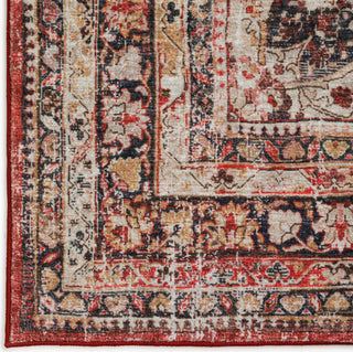 Dalyn Jericho JC6 Garnet Area Rug Closeup Image