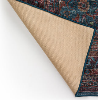 Dalyn Jericho JC7 Navy Area Rug Backing Image