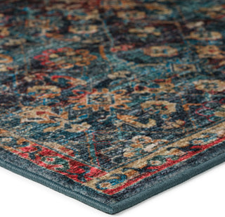 Dalyn Jericho JC8 Navy Area Rug Corner Image