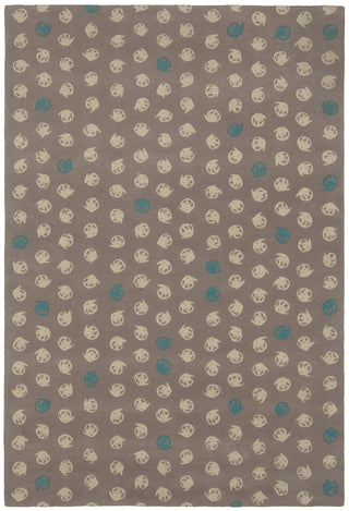 Chandra Jessica Swift JES-28900 Taupe/Cream/Teal Area Rug main image