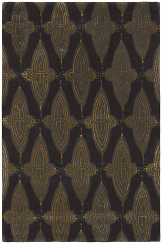 Chandra Jessica Swift JES-28901 Charcoal/Grey/Gold Area Rug main image