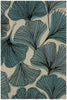 Chandra Jessica Swift JES-28905 White/Black/Teal Area Rug main image